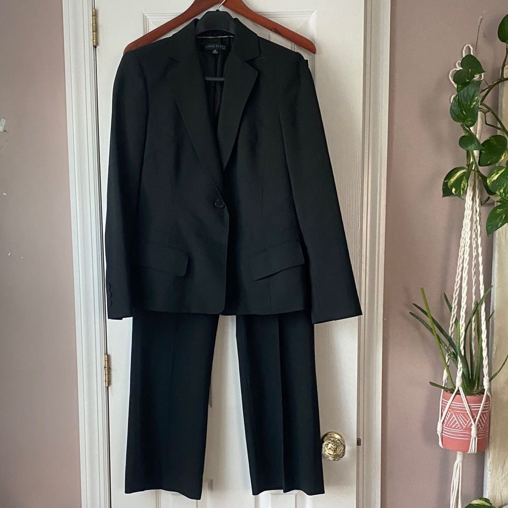 Anne Klein Elegant Black Suit